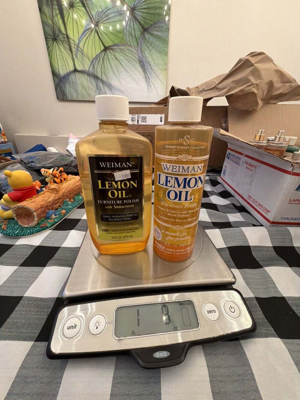 Lot of 2 Weiman Lemon Oil Furniture Polish 16 fl oz Bottles 70% full each fast2S